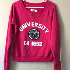 3/$15 sale Super cute pink sweatshirt size small
